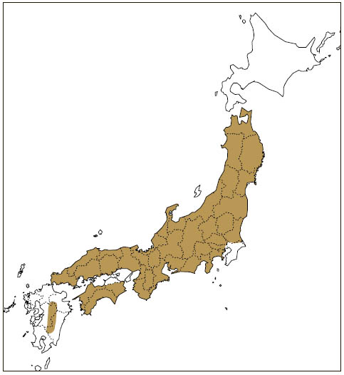Distribution: Japanese Flying Squirrel