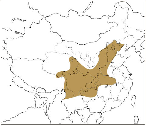 Distribution: Complex-toothed Flying Squirrel